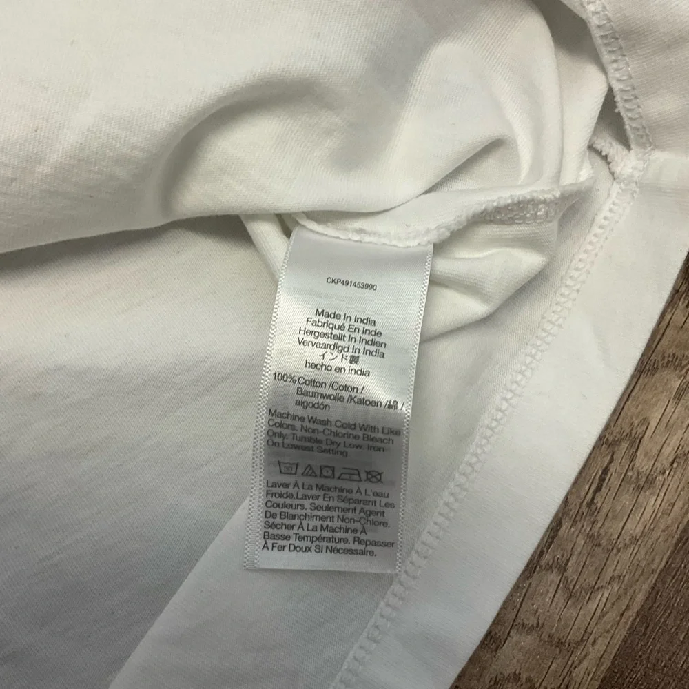 Madewell Womens  100% Cotton Puff-Sleeve Tee NT331 Size Small In White NWT